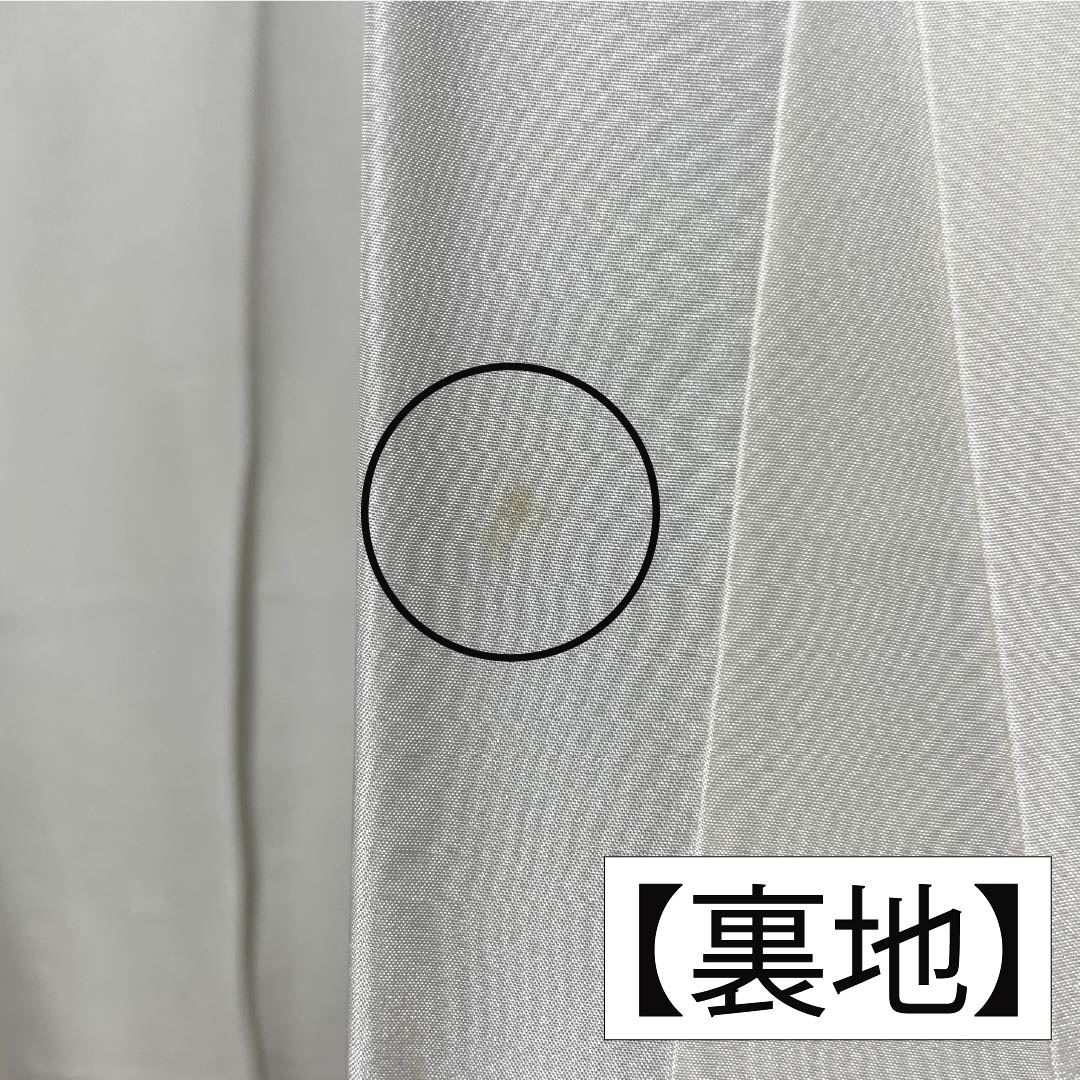 訪問着 正絹 Bランク 袷 身丈161.5cm 裄丈63.5cm 灰白色(かいはくしょく) 牛首紬 抽象模様 純一郎 作家物 しつけ糸付き グレー系 1112006994422