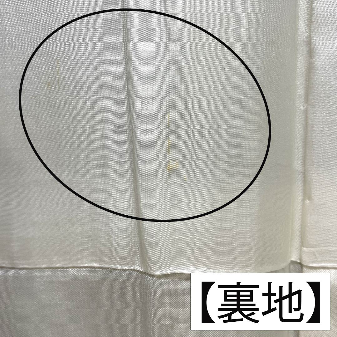 訪問着 正絹 Bランク 袷 身丈160cm 裄丈68cm 亜麻色(あまいろ) 生紬 桶絞り 乾山絞り 伝統工芸作家 吉澤与市 ベージュ系 1112007414425