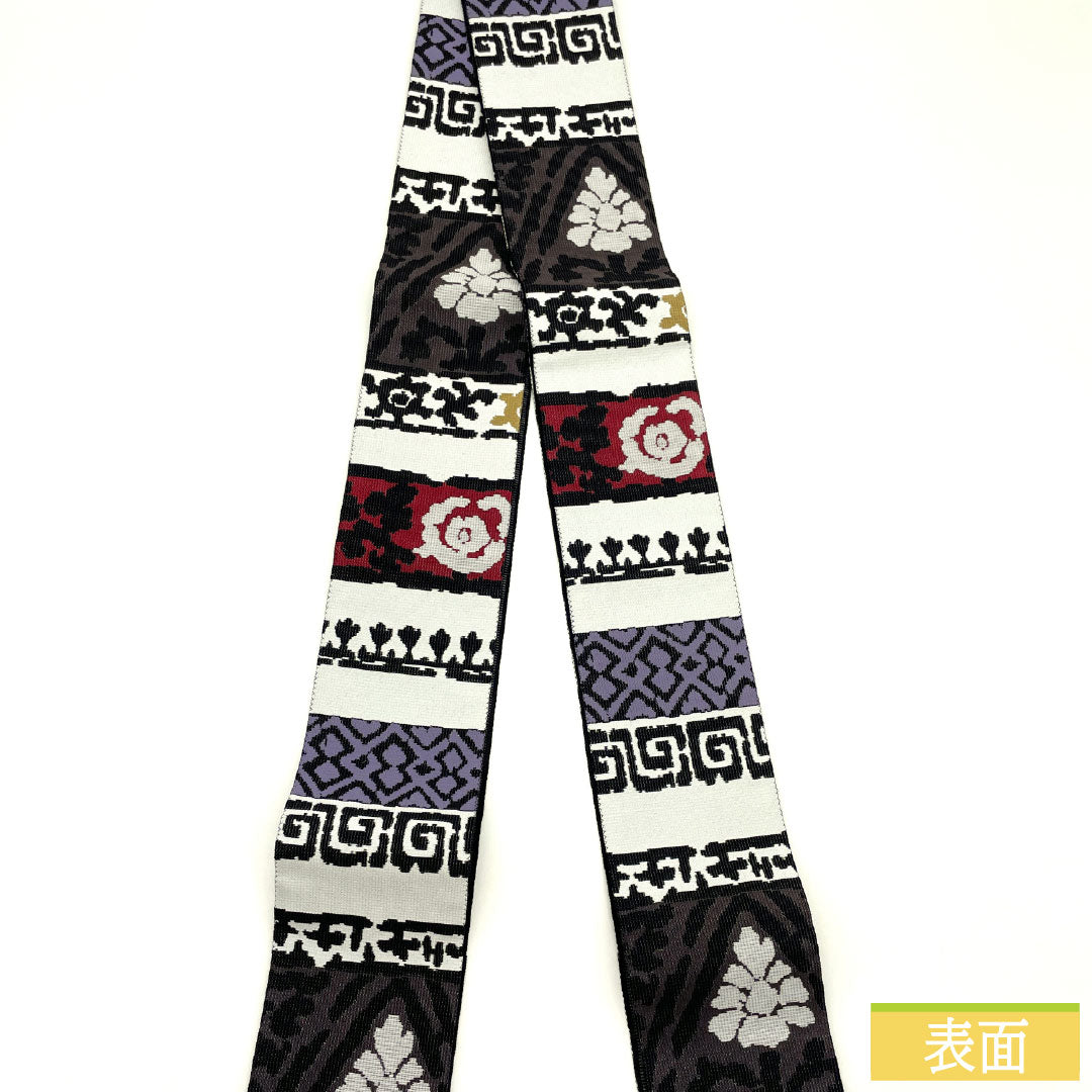 (Brand new, unused) Pure silk square obi with abstract patterns, full-length, 424cm long, 10cm wide, gradient pattern. Product number: 1134000601999