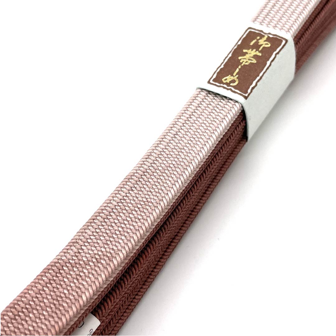 (New old stock) Obijime (belt tying) Pure silk quarter string Chestnut plum color (Kuriumeiro) Suiran Kobo New old stock Length approx. 165cm Width approx. 1.2cm Semi-formal S rank Brown 1135001192914