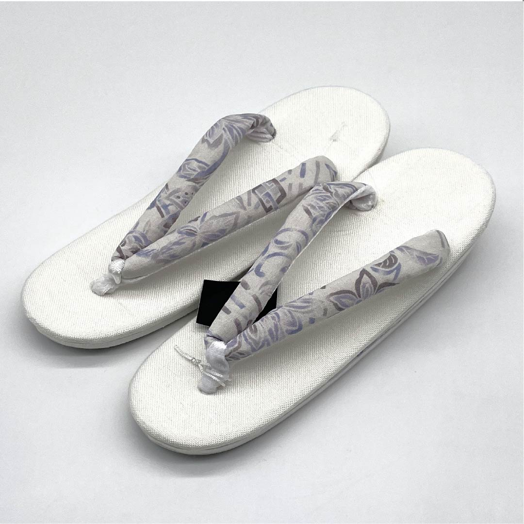 (New) Zori Sandals, Linen, New Rank, Summer Zori, Linen Zori, Made in Japan, For Summer, Length 24cm, L size, White color, 1122001681411