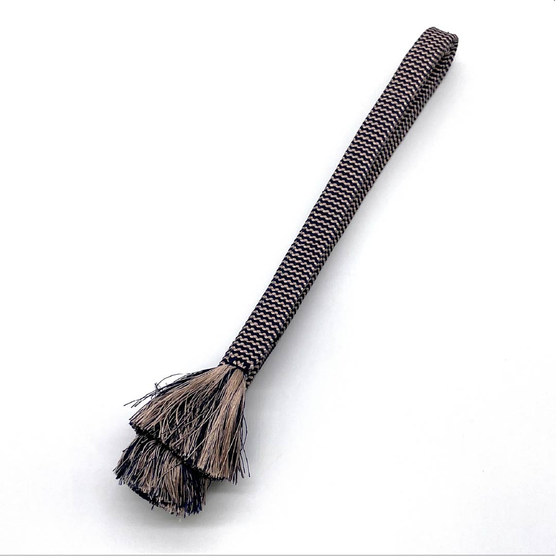 Obijime, genuine silk, A rank, Tokinezuiro (pinkish gray) and Noukoniro (dark navy blue), flat braid, length approx. 167cm, width approx. 1.5cm, casual, gradient, 1135006213399
