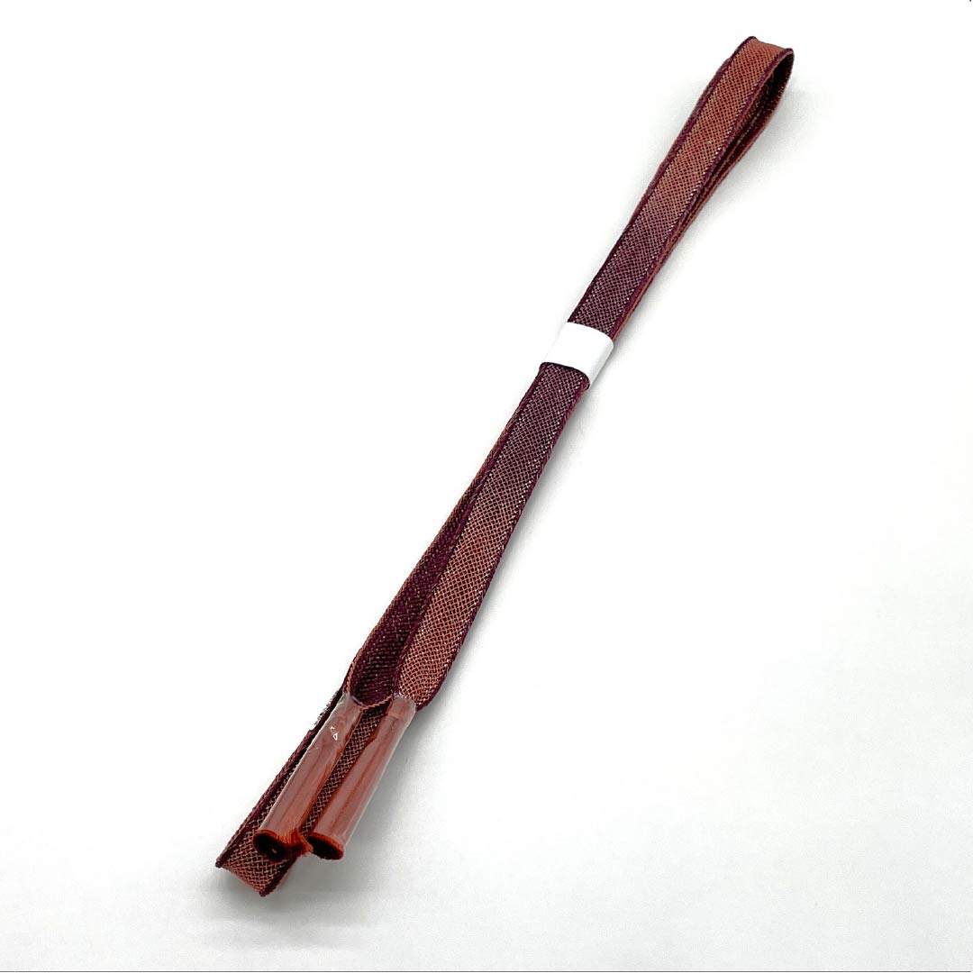 (新品)帯締め 正絹 NEWランク 小豆茶色(あずきちゃいろ) 壺菫色(つぼすみれいろ) 単衣用 夏用 長さ約160cm 幅約1.7cm カジュアル 紫系 1135005771320