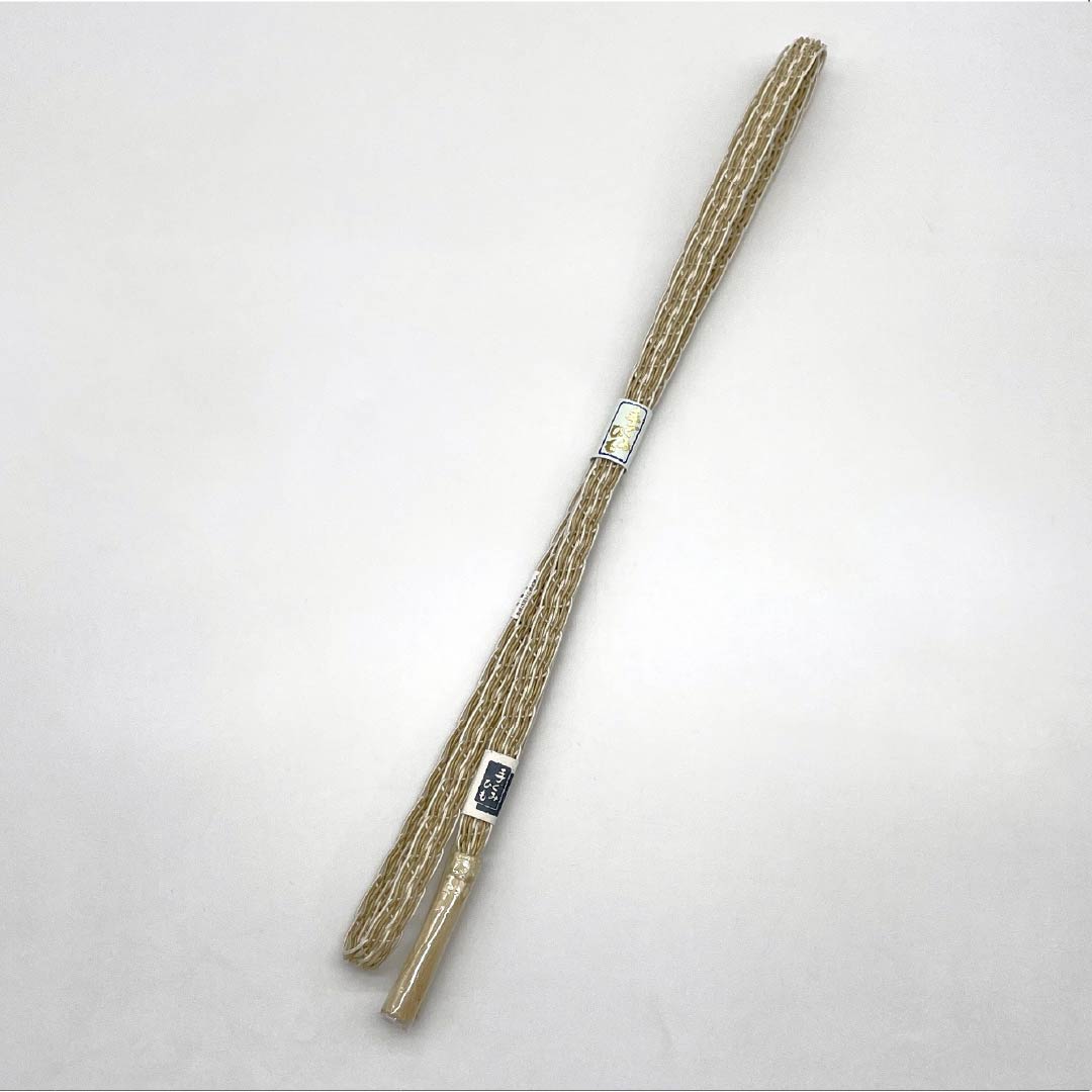 (Brand New) Pure Silk Obi-jime (Sash Band) in Tonokoiro (Tonko Color), Perfect for Single-Layer Kimono (Undercoat) Wear, Summer Wear, Approximately 160cm Long, 1.2cm Wide, Casual, Beige, Product Number: 1135005511325