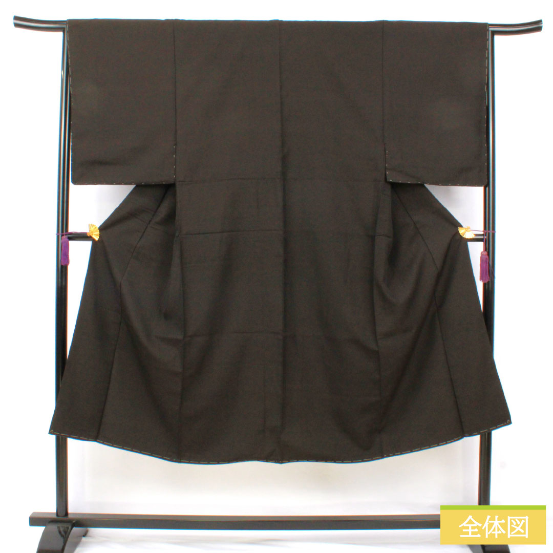 Men's pure silk, A-rank, length 139cm, sleeve length 66.5cm, chestnut color, lined, brown with basting threads, product number 1119001663314