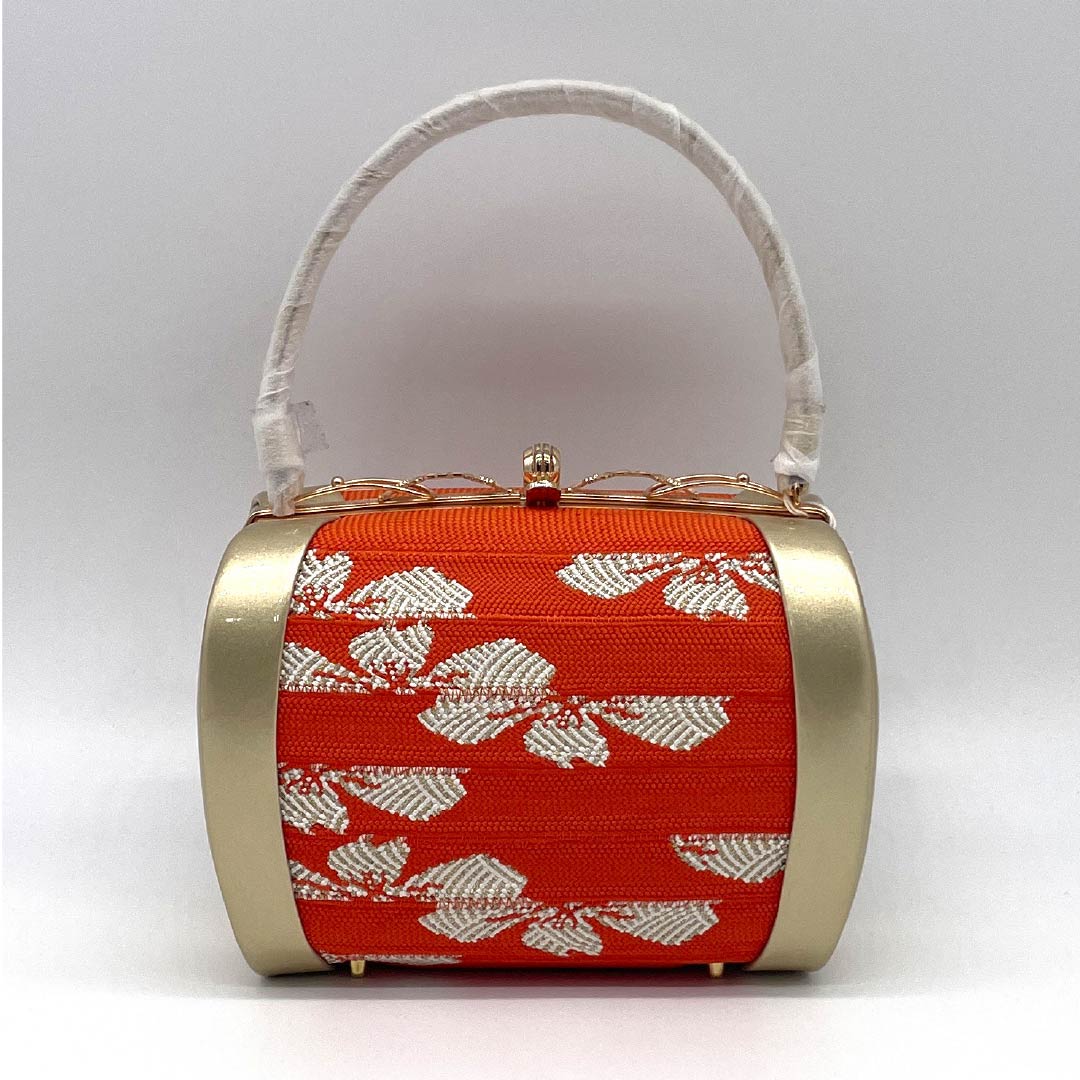 (Like New) Formal Japanese Style Bag, New Rank, Goshima Himo, Vermilion, 113900097116