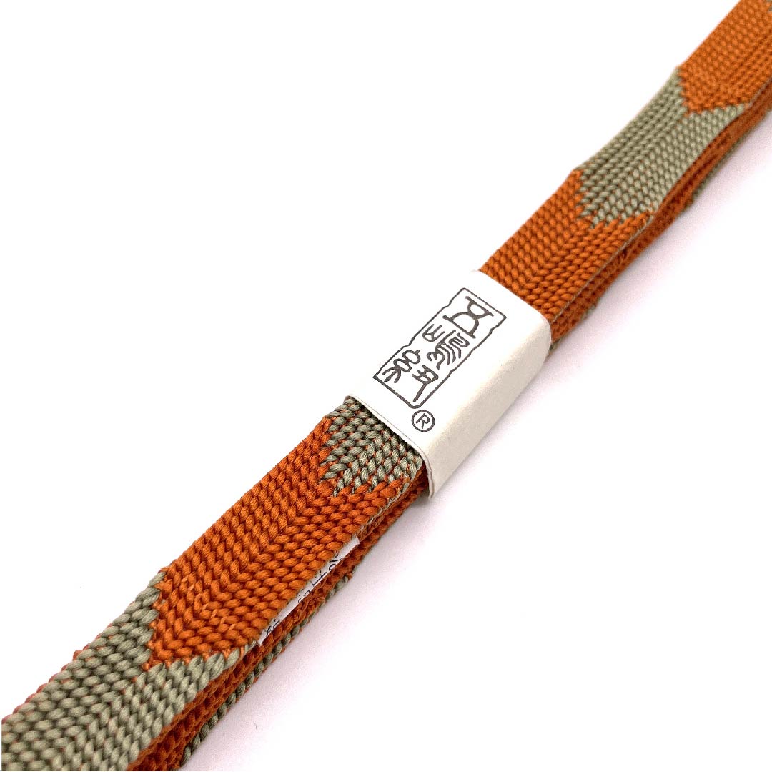 (New old stock) Obi-jime (belt fastener) made of pure silk, quarter-length cord, ochre, Goshima cord, Edo braid, new old stock, length approx. 159cm, width approx. 1.2cm, casual, S rank, orange, 1135001992926