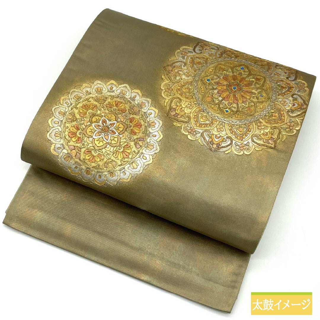Fukuro Obi, Pure Silk, For Tomesode, Hosohana, Length 438cm, A Rank, Pointed Pattern, Formal, Gradient, 1123013903399