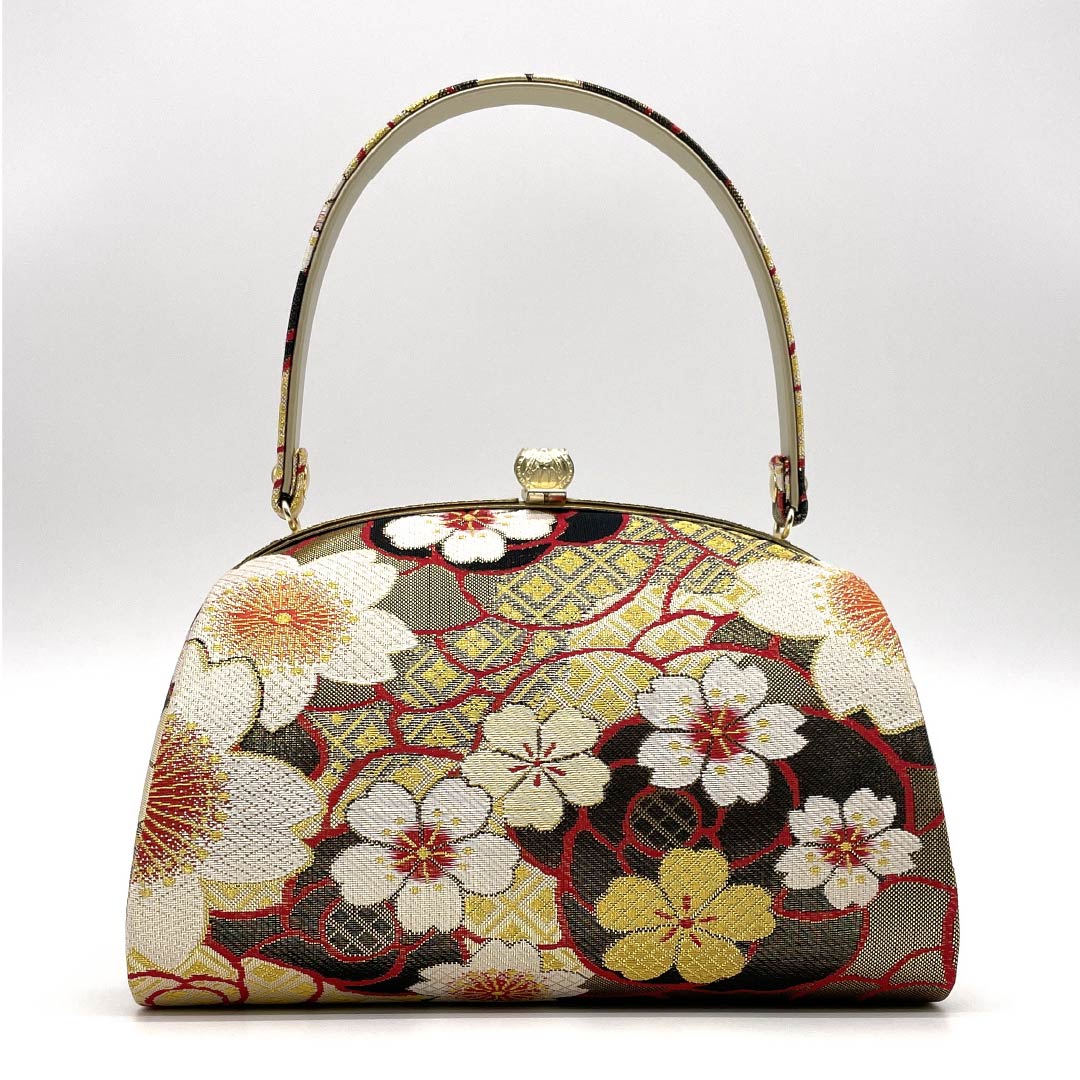 和装バック フォーマル 金色(きんいろ) 振袖用 桜 古典柄 金系 Sランク 113900048221