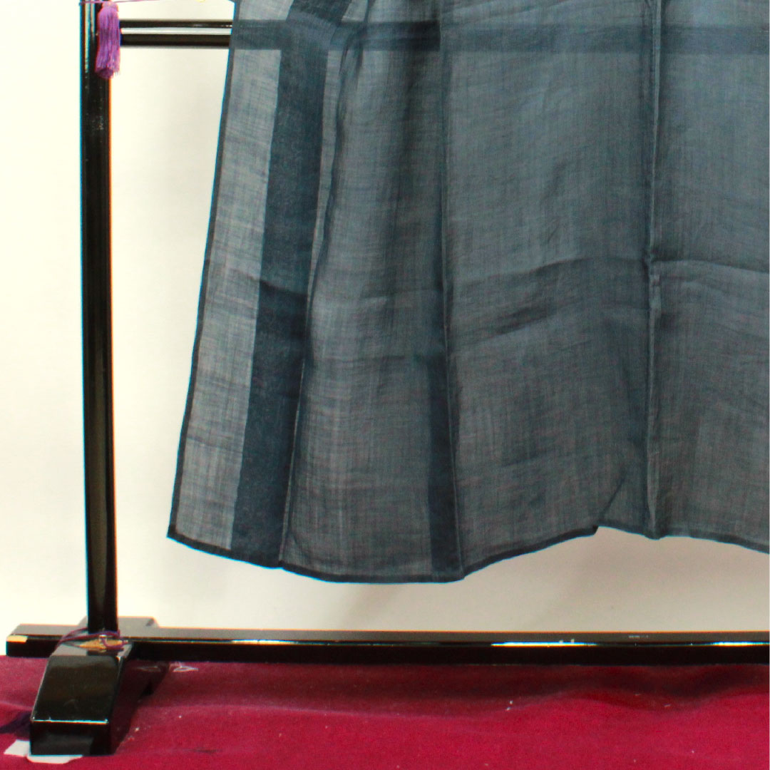 Summer linen men's length 145cm sleeve length 67cm navy blue Ojiya Chijimi gauze B rank navy blue 1132000744118