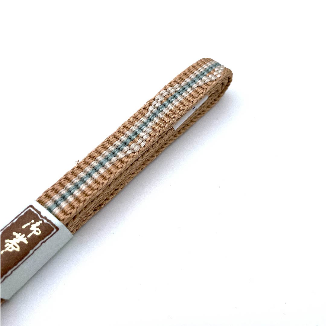 (新古品) 帯締め 正絹 四分紐 薄赤色(うすあかいろ) 手組紐 新古品 長さ約162cm 幅約1.2cm カジュアル Sランク ベージュ系 1135001862925