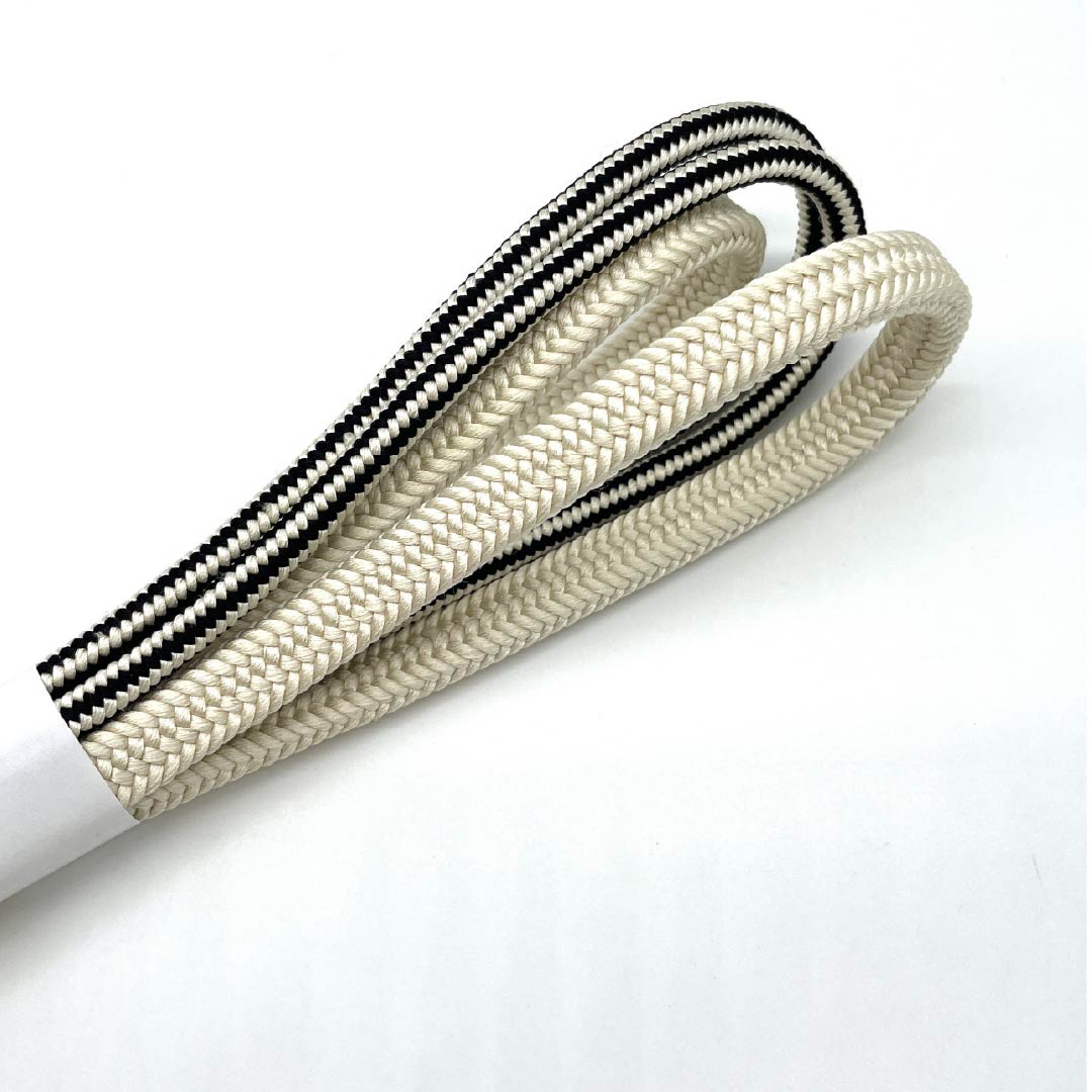 Obijime Pure Silk S Rank Monotone Marugumi Length approx. 168cm Width approx. 1cm Casual White 1135005912311