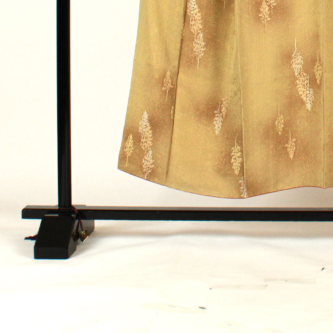 Komon, Length 150.5cm, Sleeve length 62cm, Lined, Pure silk, A rank, Yellow, 1115001773123