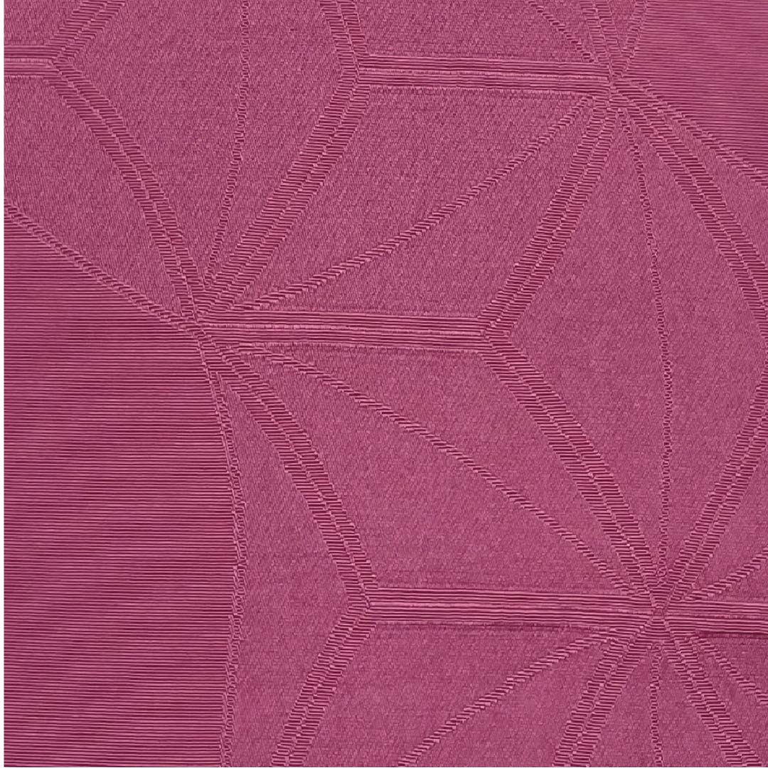 Half-width obi, pure silk, hibiscus flower color (Mukugeiro) with a hemp leaf pattern, reversible, length 380cm, pink, S rank, 1125001922313