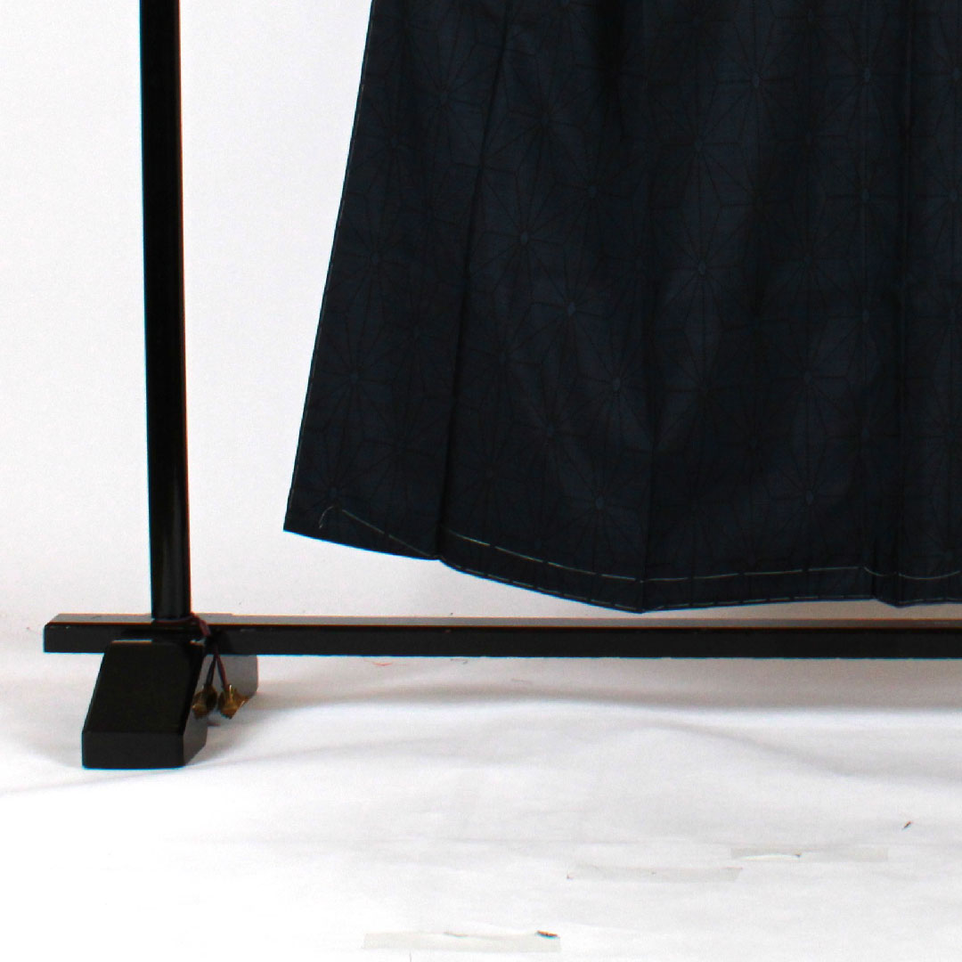 Oshima Tsumugi, Length 156cm, Sleeve length 62cm, Weft and weft kasuri, Asanoha, Pure silk, S rank, Awase, Navy blue, 1116001202318