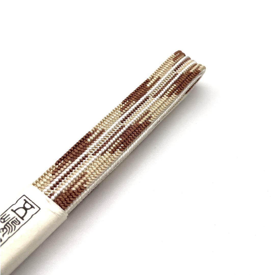 (新古品) 帯締め 正絹 四分紐 グラデーション 五嶋紐 江戸組紐 新古品 長さ約156cm 幅約1.5cm カジュアル Sランク グラデーション系 1135001922999