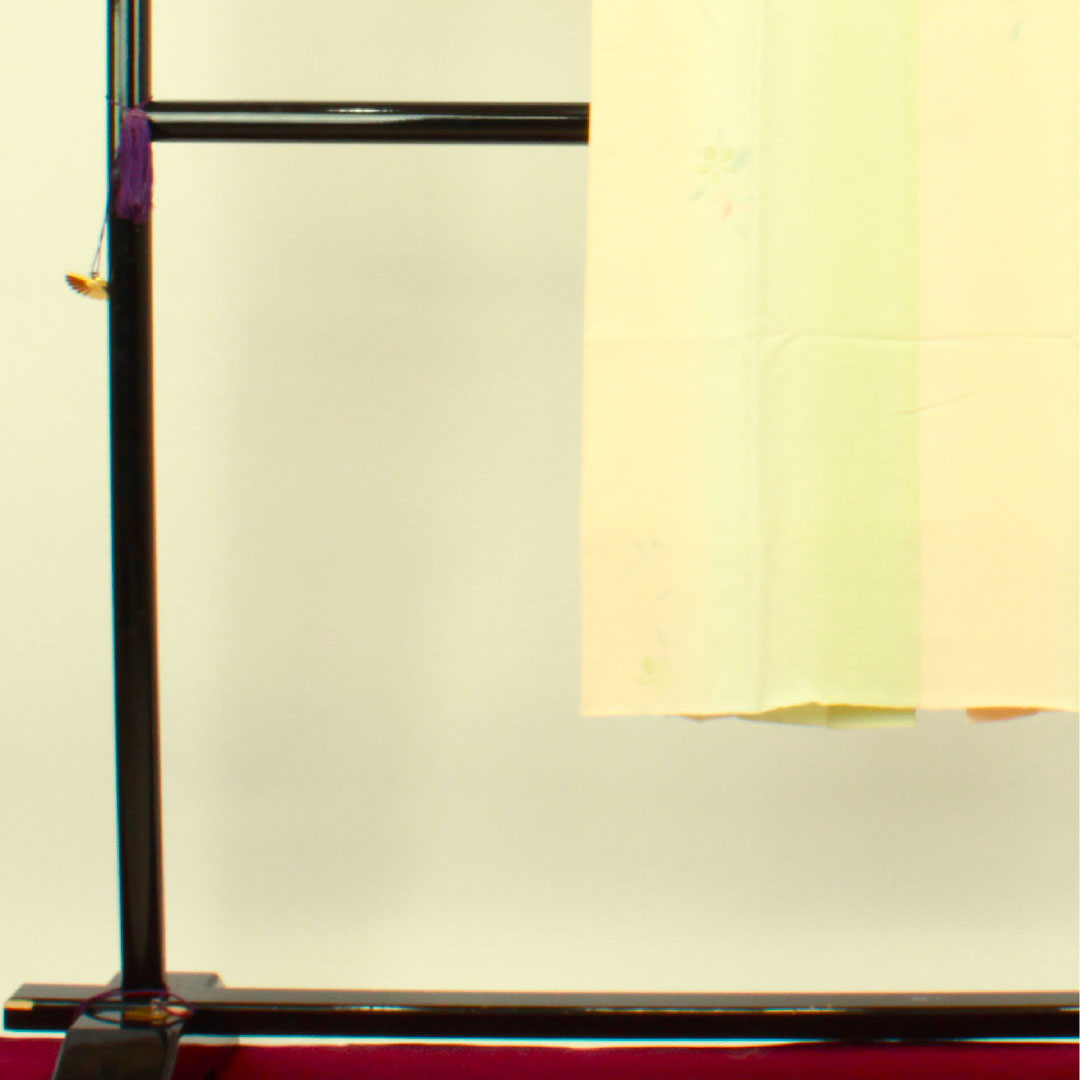長襦袢 正絹 身丈124cm 裄丈60.5cm 袷 花模様 ぼかし染 Sランク グラデーション系 1129000342199