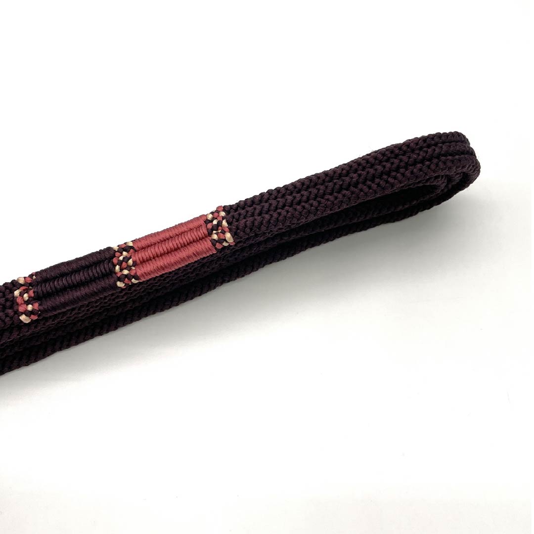 Obijime Silk S-Rank - Futari Shizuka Color - Length approx. 164cm, Width approx. 1cm, Casual, Purple - 1135005992320