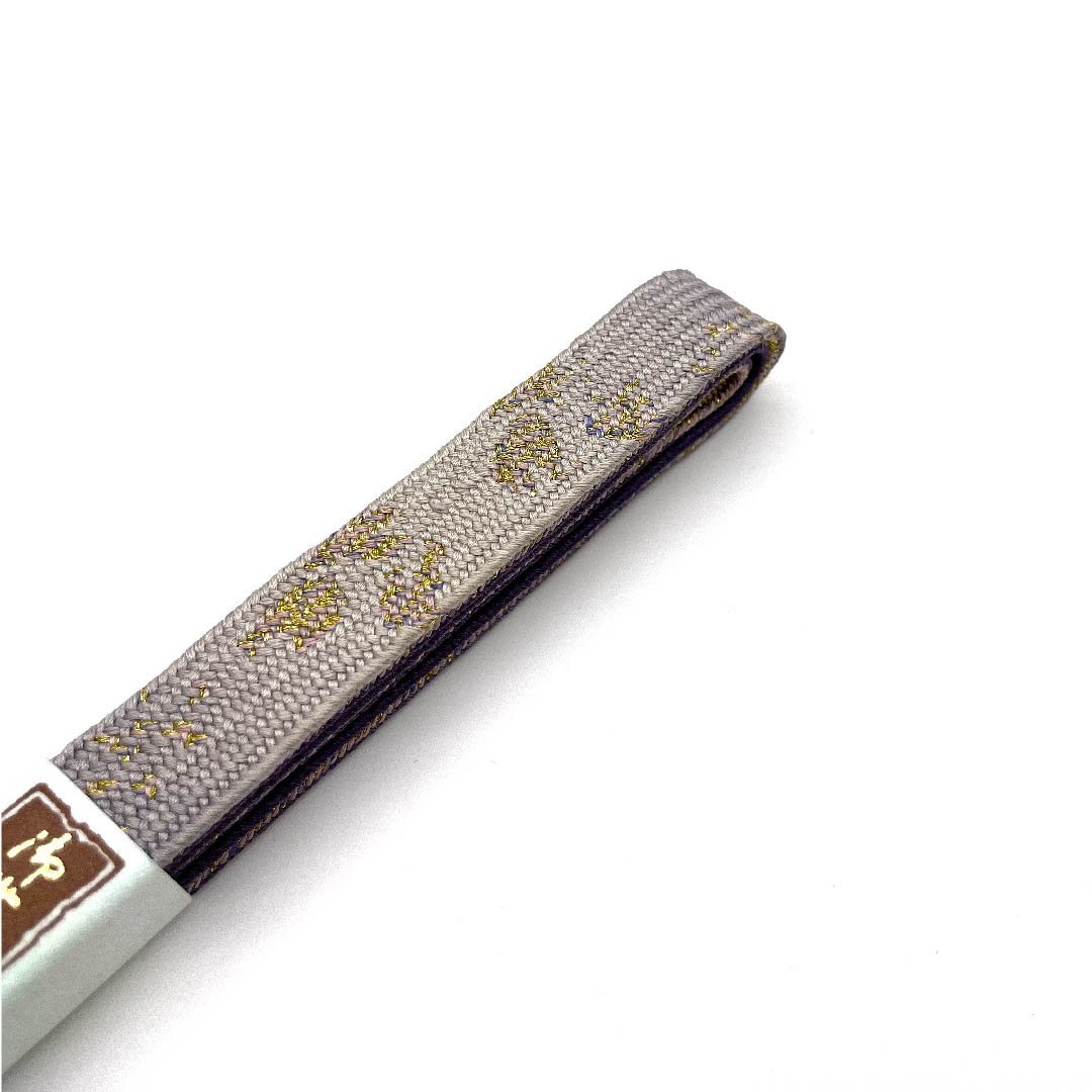 (新古品) 帯締め 正絹 四分紐 滅紫色(けしむらさきいろ) 手組紐 特選金銀糸使用 新古品 長さ約159cm 幅約1.5cm セミフォーマル Sランク 紫系 1135001822920