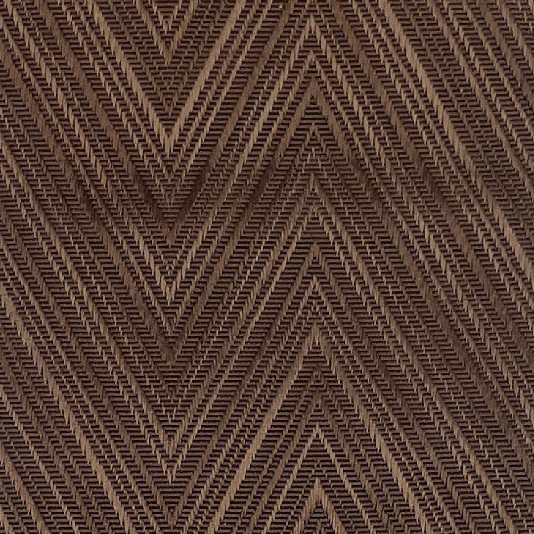Untailored Square Obi (Sash) - Pure Silk, S-Rank, Burnt Fragrance Color, Ueda Orimono, Length 396cm, Width 9.5cm, Brown, Item Number: 1134000532914