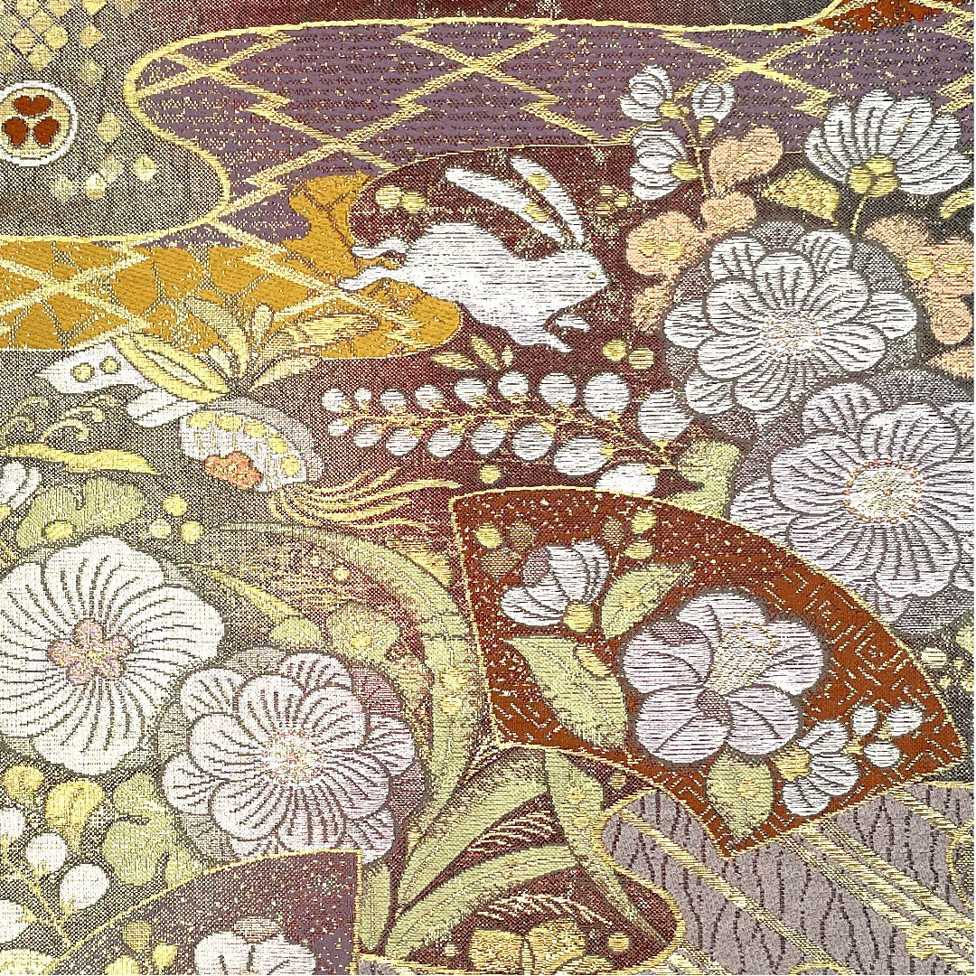 Fukuro Obi Tsujigahana Rabbit Obi Length 438cm Pure Silk S Rank Six-way Formal Gradient 1123003792399