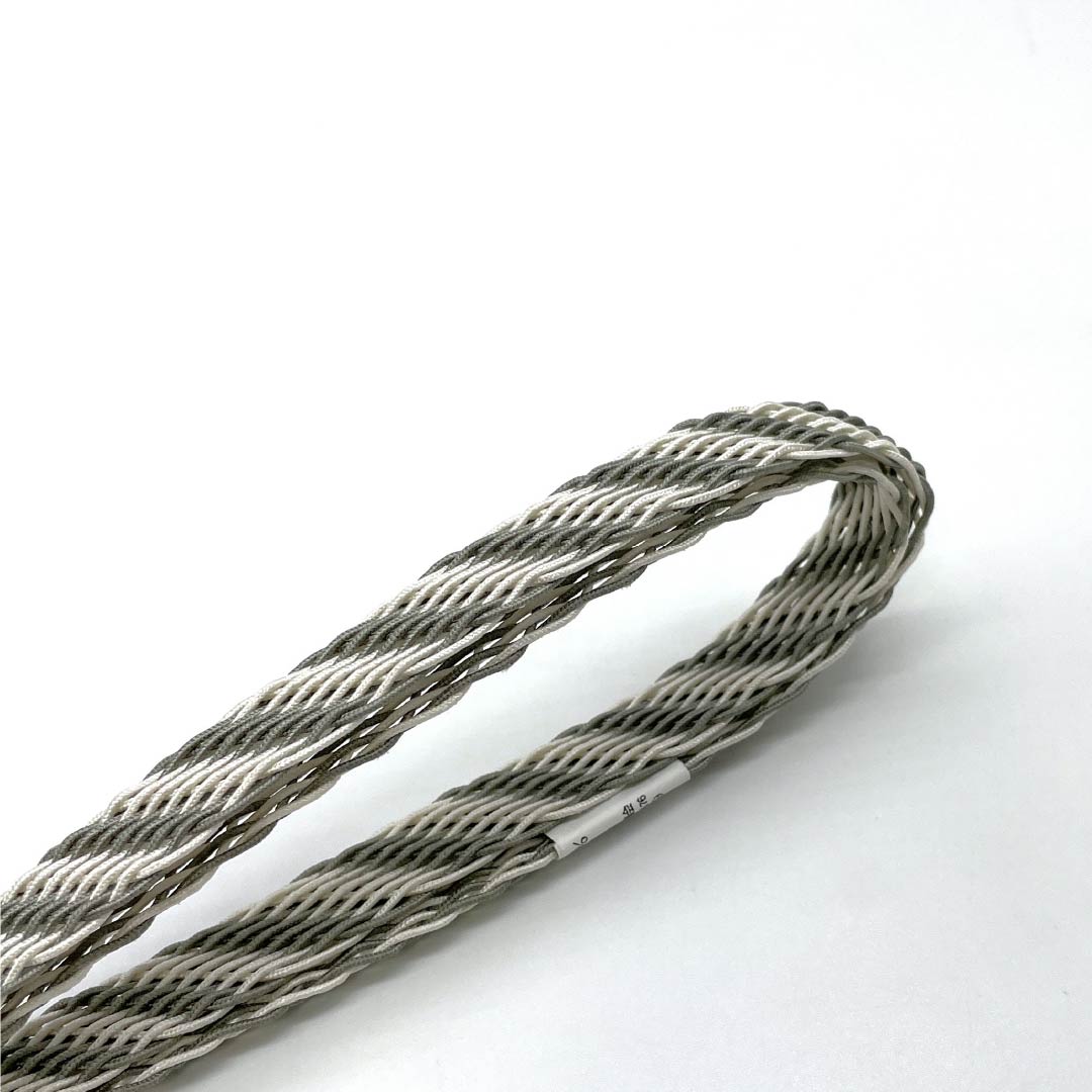 (Brand New) Pure Silk Obi-jime (Sash Band) in Keshizumi Nezumi (Ebony Gray) for Single-Layer Kimono (Summer Wear), Approximately 168cm Long, 1.4cm Wide, Casual Gray, Product Number: 1135005601322