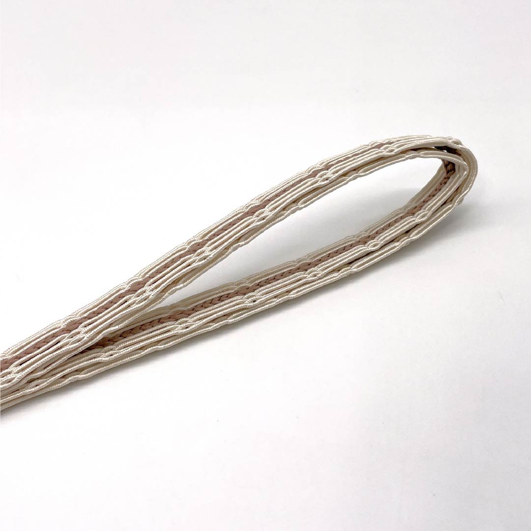 (新品)帯締め 正絹 NEWランク 嵯峨鼠色(さがねずいろ) 単衣用 夏用 長さ約164cm 幅約1.4cm カジュアル 茶系 1135005621314