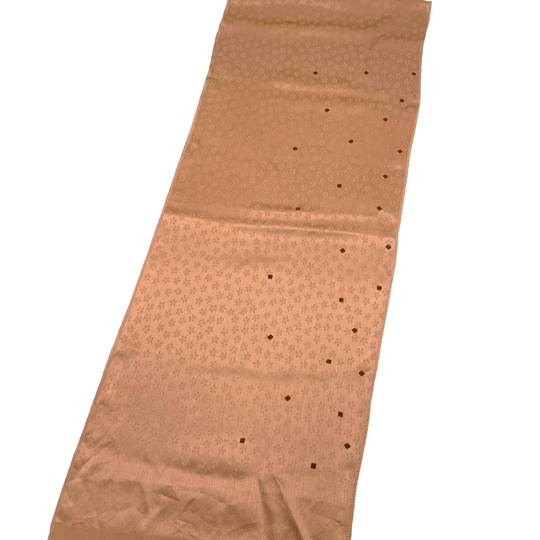 帯揚げ 正絹 Sランク カジュアル 纁色(そひいろ) 桜 四角 長さ約175cm 幅約29.5cm ベージュ系 1136004772925