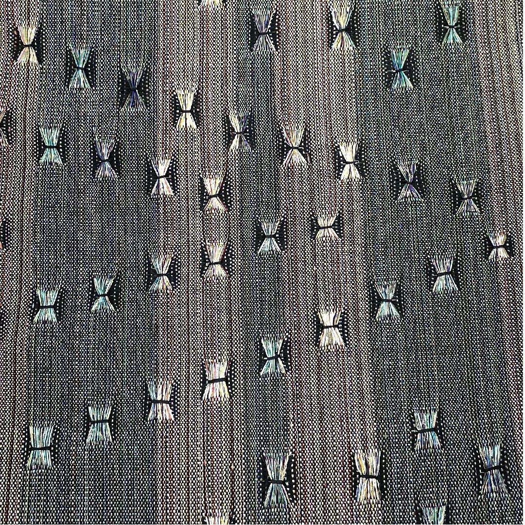 Fukuro Obi, Geometric Pattern, Braided, Made by Hinaya, Length 438cm, Pure Silk, S Rank, Pointed Pattern, Semi-Formal, Gradient Style, 1123006672399