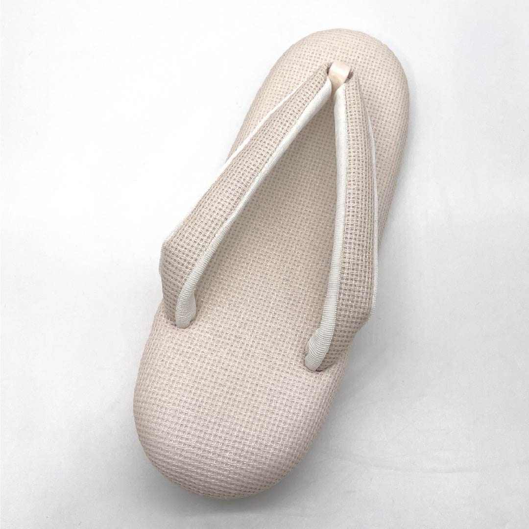 (Like New) Casual Zori Sandals, Synthetic Leather, New Condition, La Sole, Low-Rebound, Sisal, 24cm Length, Size L, Pink, Product Number: 1122001541413