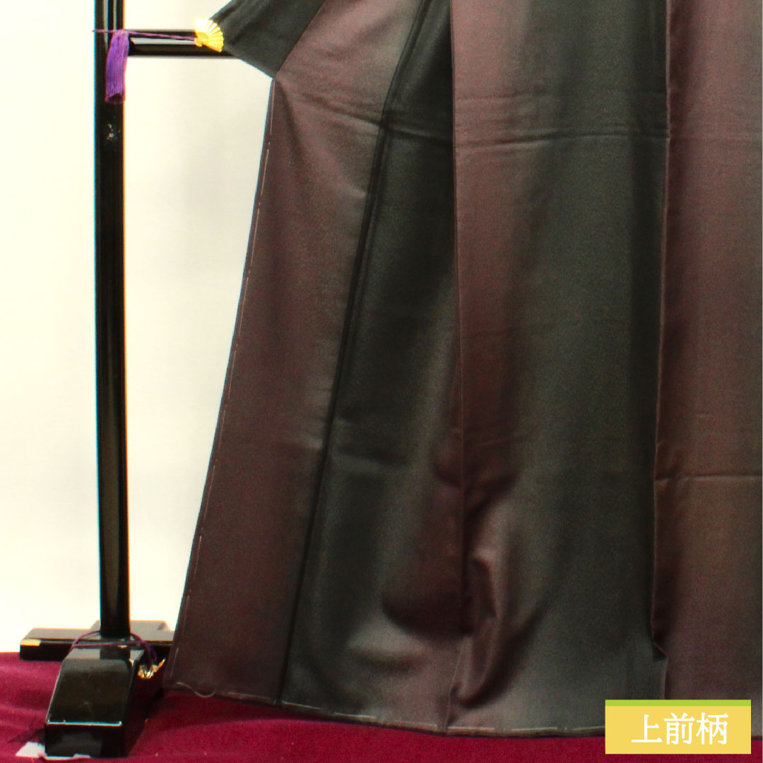 小紋 ポリエステル 身丈167.5cm 裄丈66cm 袷 HANAEMORI 洗える着物 ぼかし染 しつけ糸付き 未使用品 Sランク グラデーション系 1115003932599