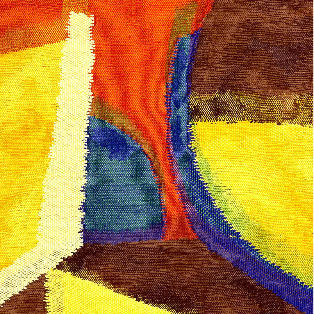 Nagoya obi, abstract pattern, obi length 370cm, pure silk, S rank, point pattern, casual, vermilion, 1124001732316