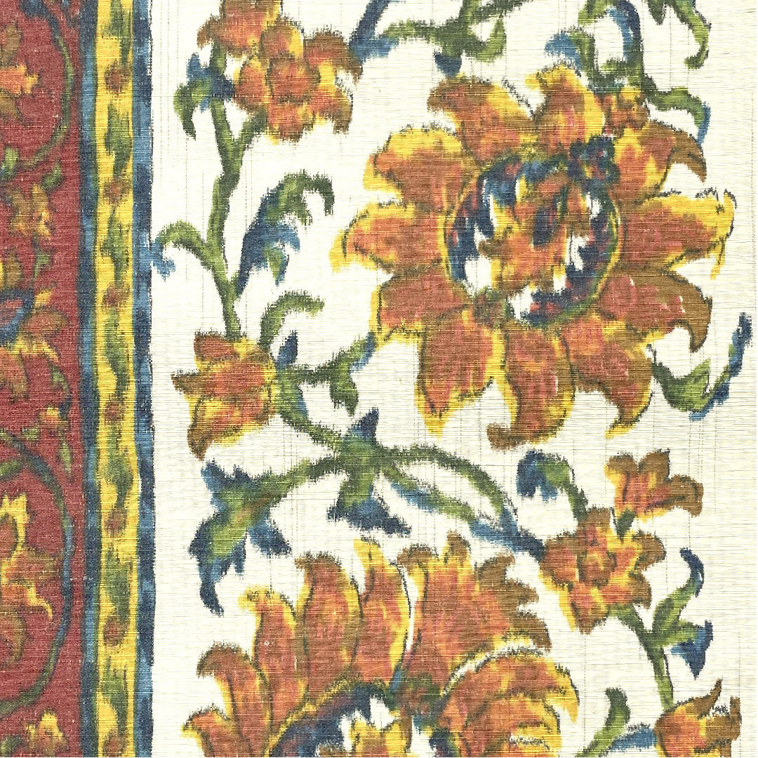 Fukuro Obi, Abstract Pattern, Full-Length, Tsumugi Fabric, Certificate Number 205, Obi Length 422cm, Pure Silk, S Rank, Full-Length, Casual, White, 1123004182311