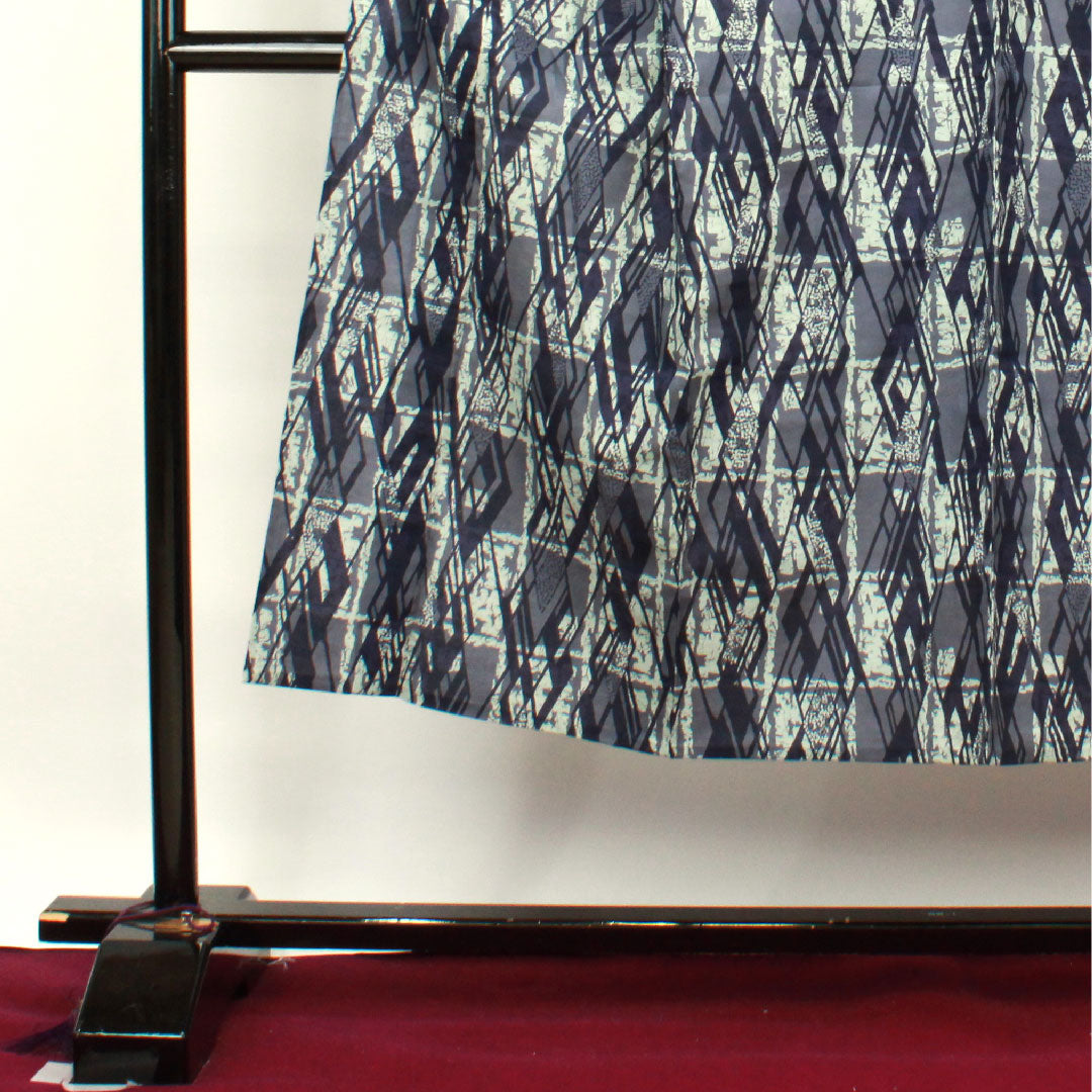 Men's Yukata Geometric Pattern Cotton S Rank Unlined 143cm length 70cm sleeve-to-shoulder gradient 1118001972199