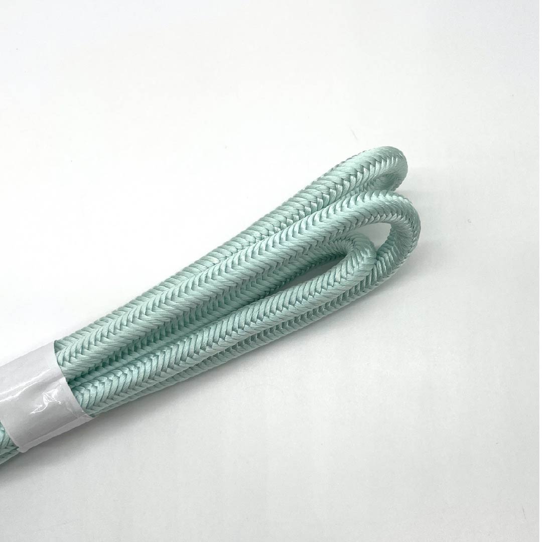 Obijime Silk S-rank Light Blue Marugumi Plain Length approx. 160cm Width approx. 1cm Casual Blue Tone 1135006222324