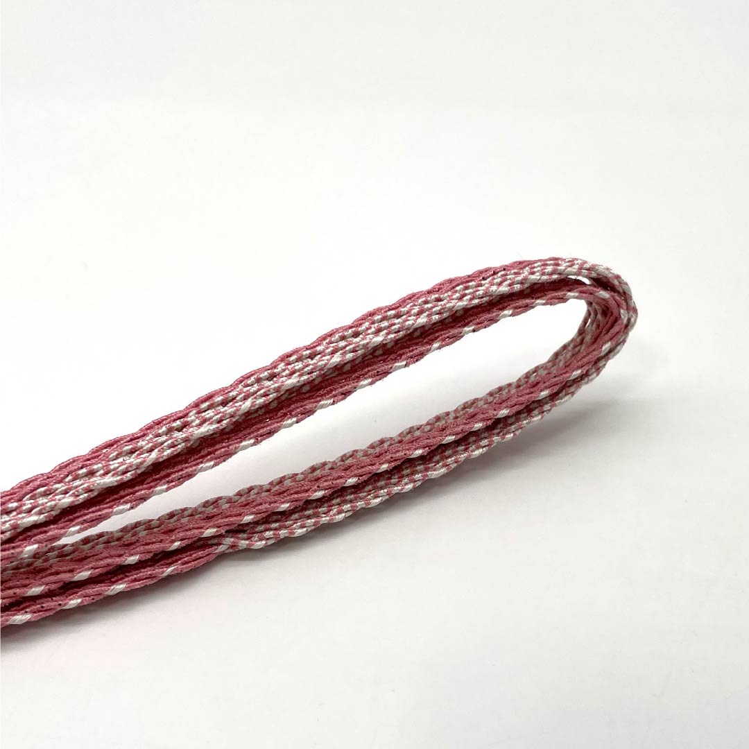 (Brand New) Pure Silk Obijime (Sash Band) - Medium Crimson (Nakano Kurenai Iro) - For Single-Layer Kimono (Undercoat) - Summer Wear - Length: Approx. 168cm, Width: Approx. 1.2cm - Casual - Pink - Product Number: 1135005571313