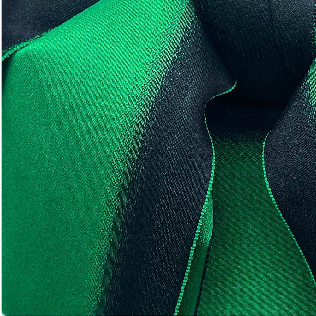 Ready-made obi, polyester, green, plain, different knot, ribbon, S rank, green, 1131000722919