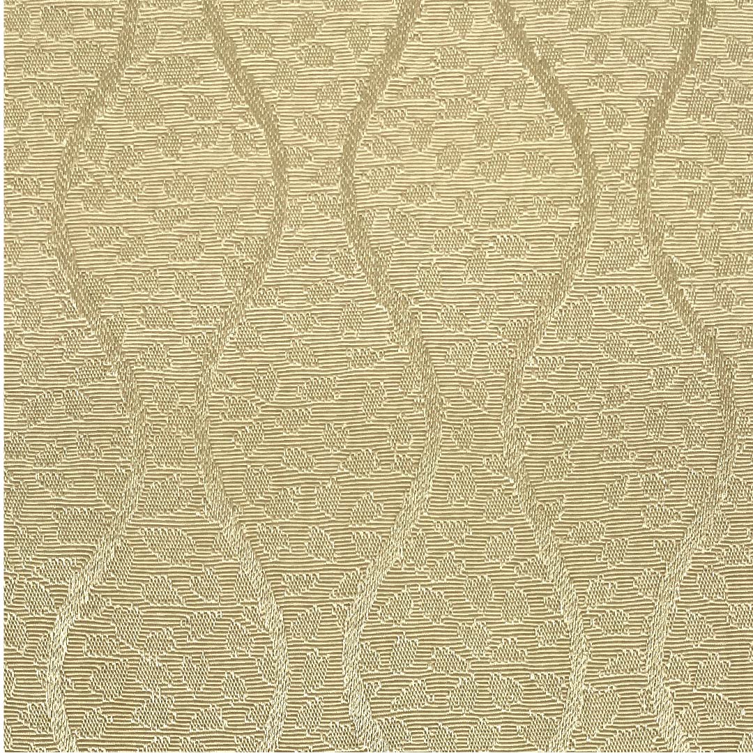 Half-width obi, polyester, obi length 372cm, Kare no Iro (dry field color), Tachiwaku pattern, small cherry blossom, classic pattern, beige, A rank, 1125001313325