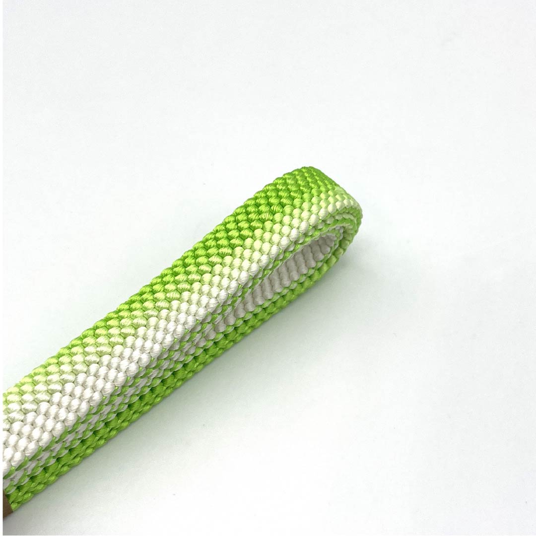 New Silk Obijime (Sash Band) in Light Green Gradient, Approximately 159.5cm Long, 1.5cm Wide, Semi-Formal, Green, Product Number: 1135003831319
