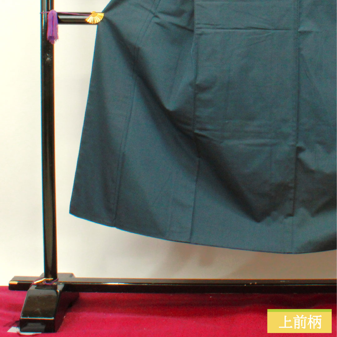 Men's wool, length 147.5cm, sleeve length 67cm, navy blue, hexagonal pattern, S rank, lined, navy blue, 1119000672418