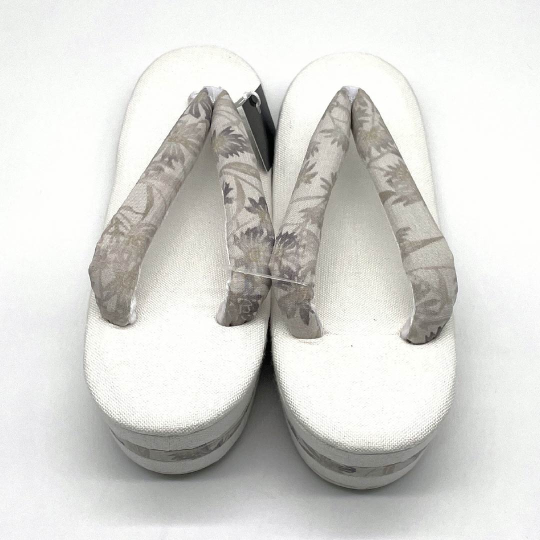 (New) Zori - Linen, NEW Rank, Summer Zori, Linen Zori, Made in Japan, For Summer, Length 24cm, L size, White color, 1122001741411