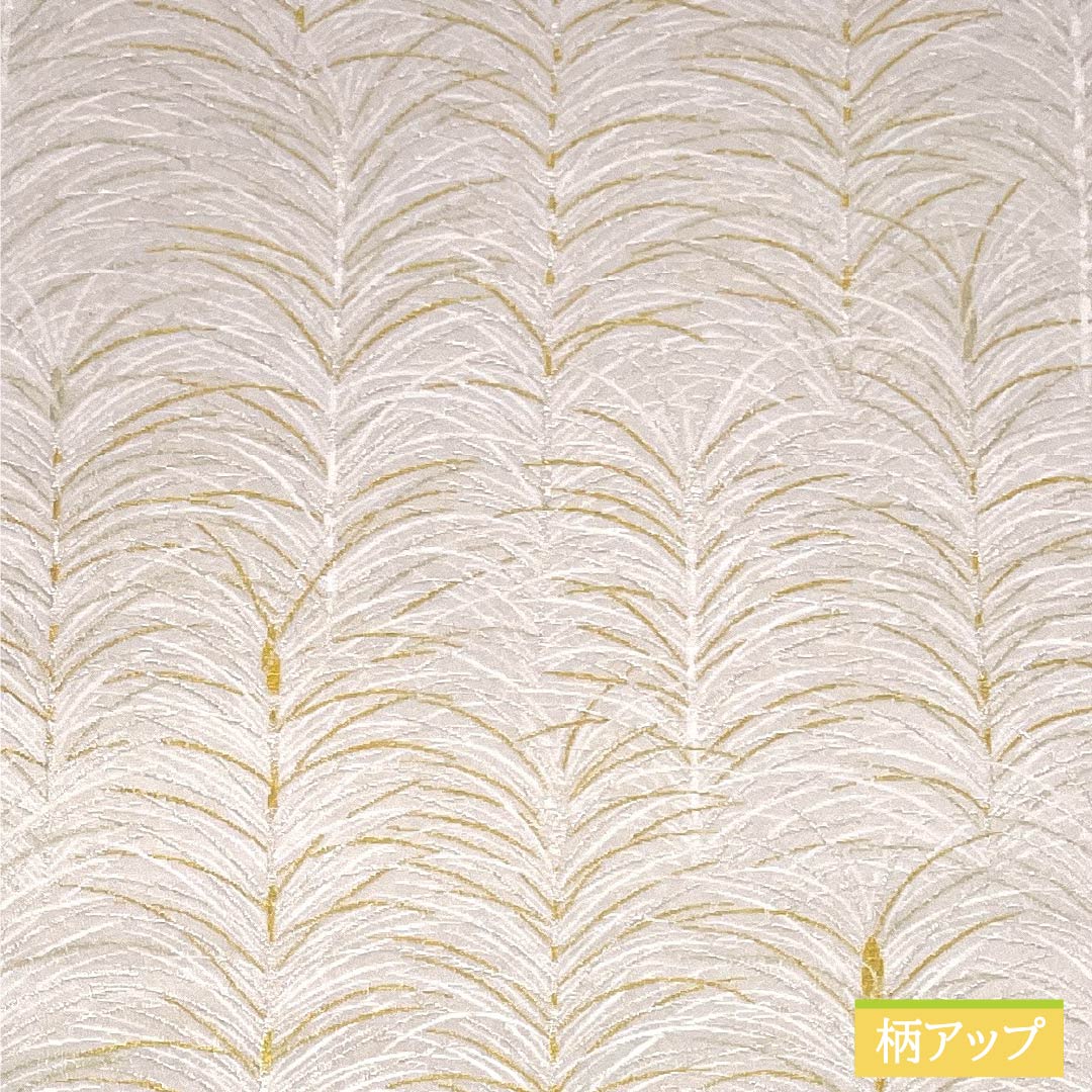 Formal white obi, pure silk, S-rank, Daiomatsu pattern, for formal kimono, 444cm long, six-fold hem, white, 1123015152311