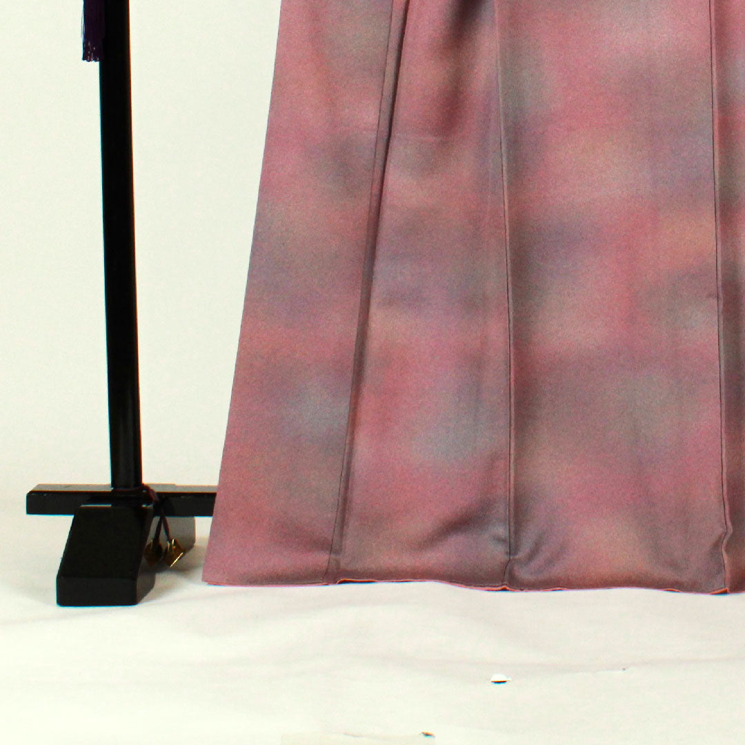 Plain color, wave pattern, length 171cm, sleeve length 67cm, lined, pure silk, S rank, purple, 1114000322420