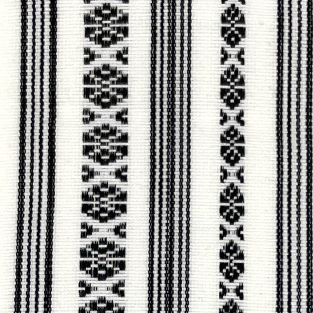 (Untailored) Cotton S-Rank Obi (Sash) with Hakata-ori (Kenjo Pattern) Length: 398cm, Width: 9.5cm, White, 1134000572911