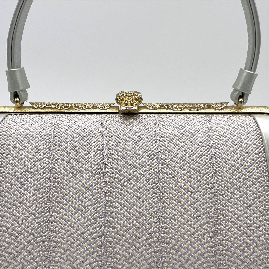 (Like New) Formal Japanese Style Bag, Goshima Himo, Purple, 113900100120