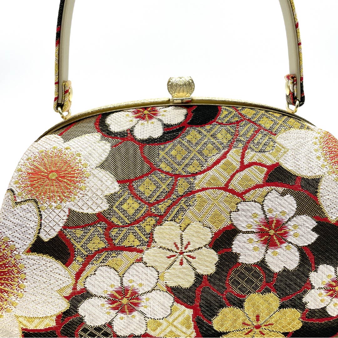 和装バック フォーマル 金色(きんいろ) 振袖用 桜 古典柄 金系 Sランク 113900048221