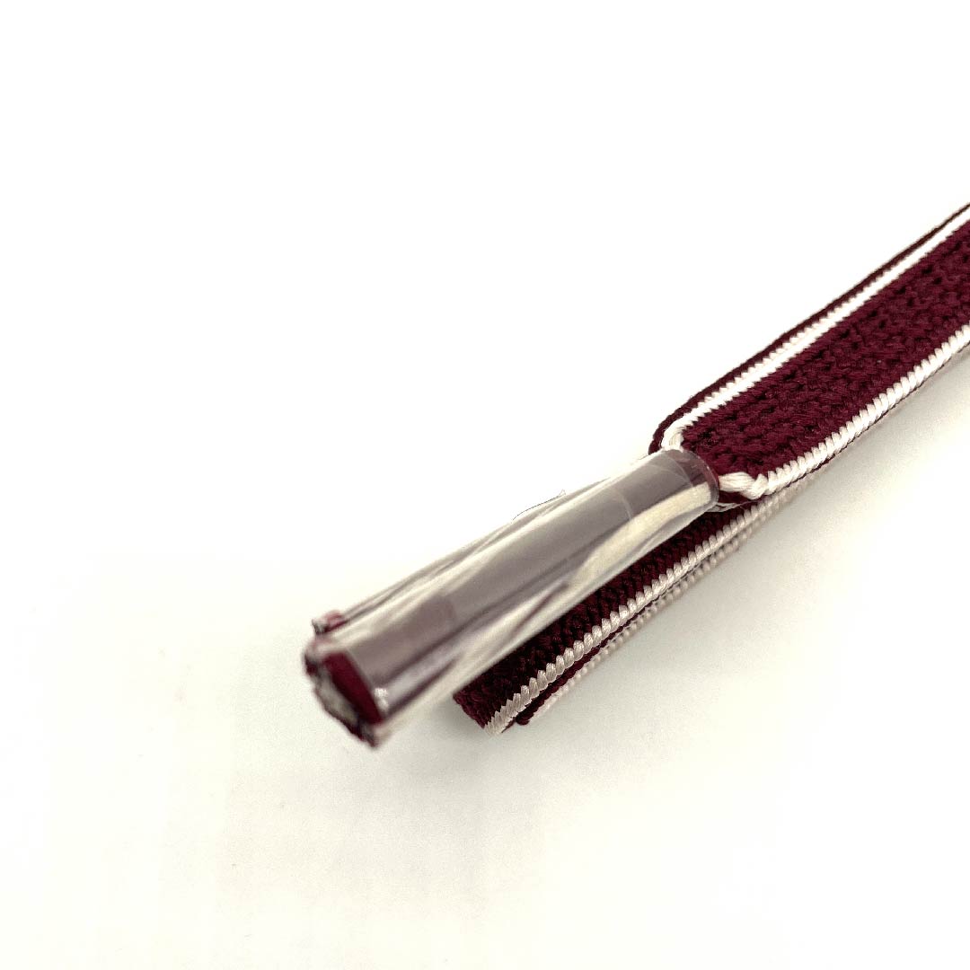 (新古品) 帯締め 正絹 三分紐 暗紅色色(あんこうしょくいろ) 五嶋紐 新古品 長さ約132cm 幅約0.9cm カジュアル Sランク 赤系 1135000622312