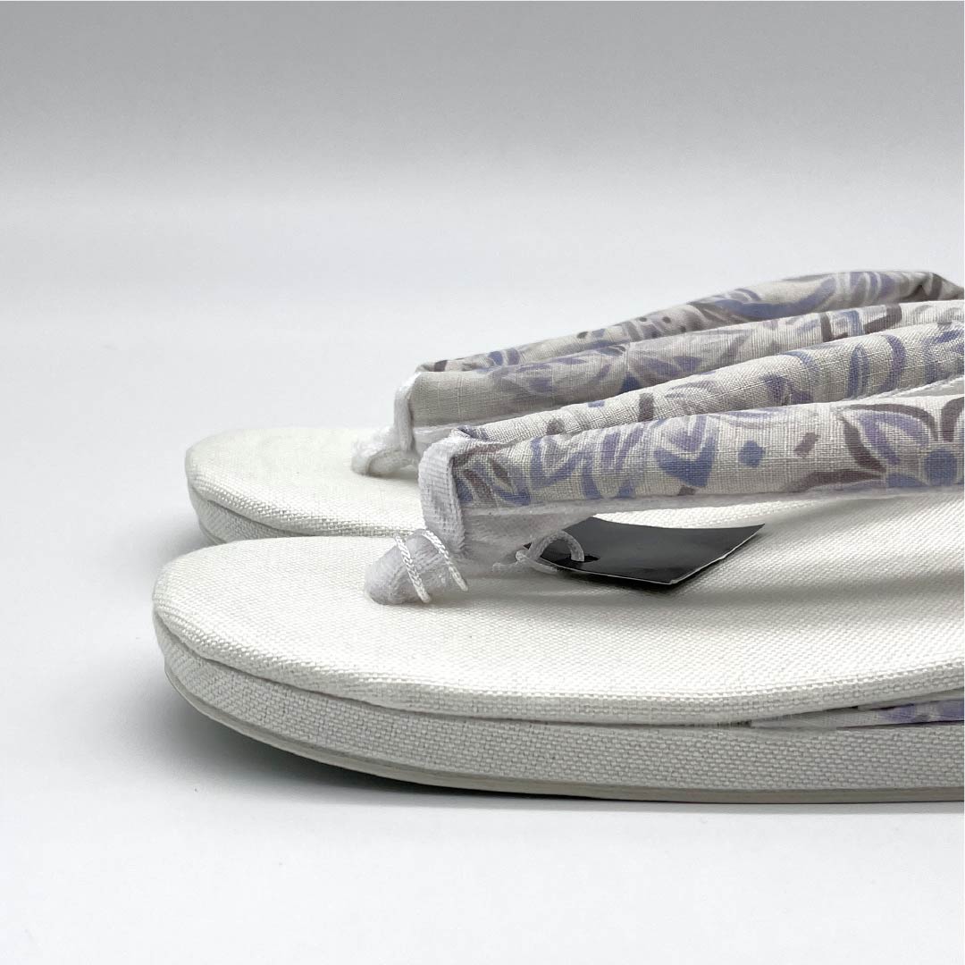 (New) Zori Sandals, Linen, New Rank, Summer Zori, Linen Zori, Made in Japan, For Summer, Length 24cm, L size, White color, 1122001681411