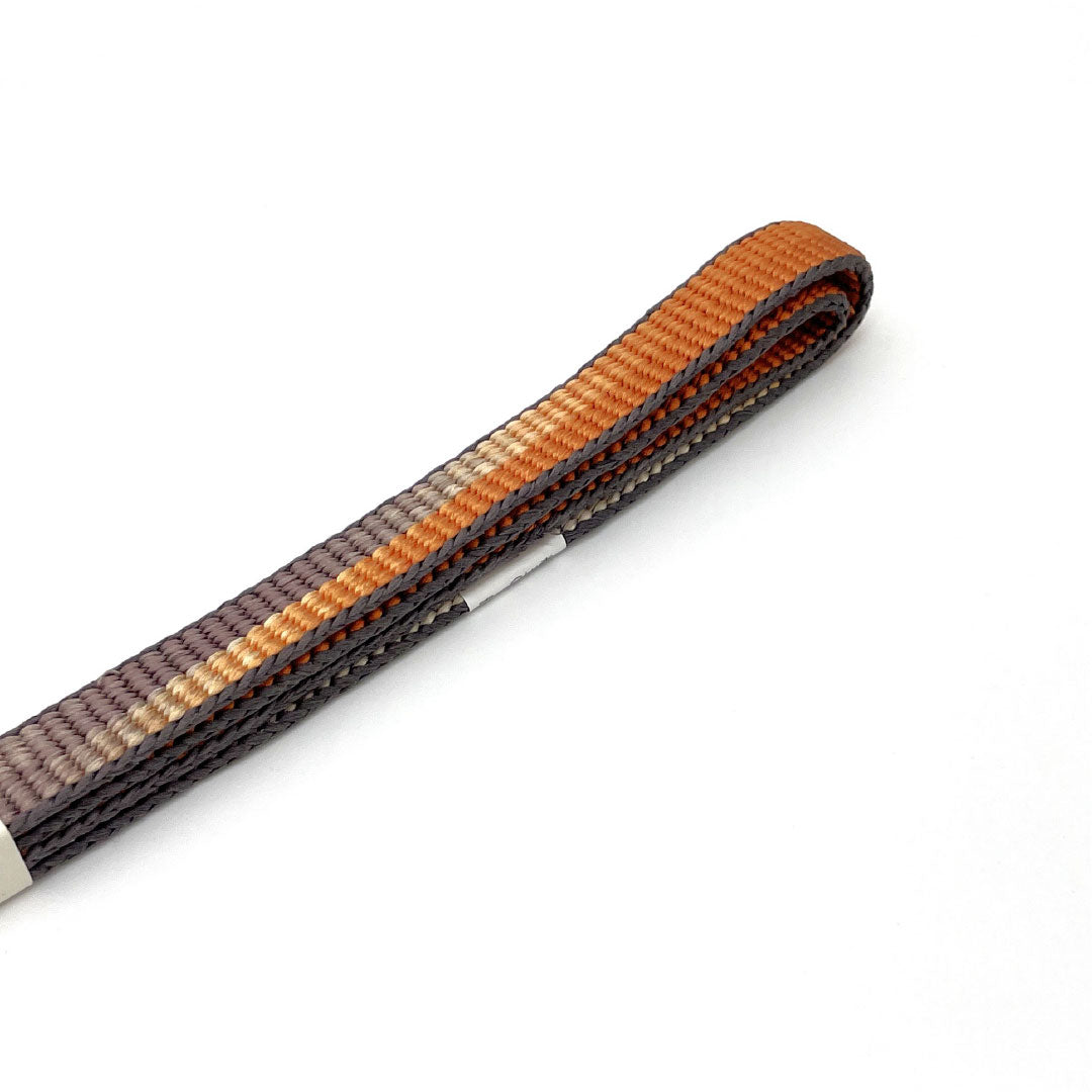 (Brand New) Pure Silk Obijime (Obi-jime) in Amber or Off-Gray, Goshima Himo (Goshima cord), Ayatake-dai (Ayatake base), Taira-Genji (Taira Genji) Pattern, Approx. 158cm Long, Approx. 1.5cm Wide, Casual, Brown, Product Number: 1135005251314
