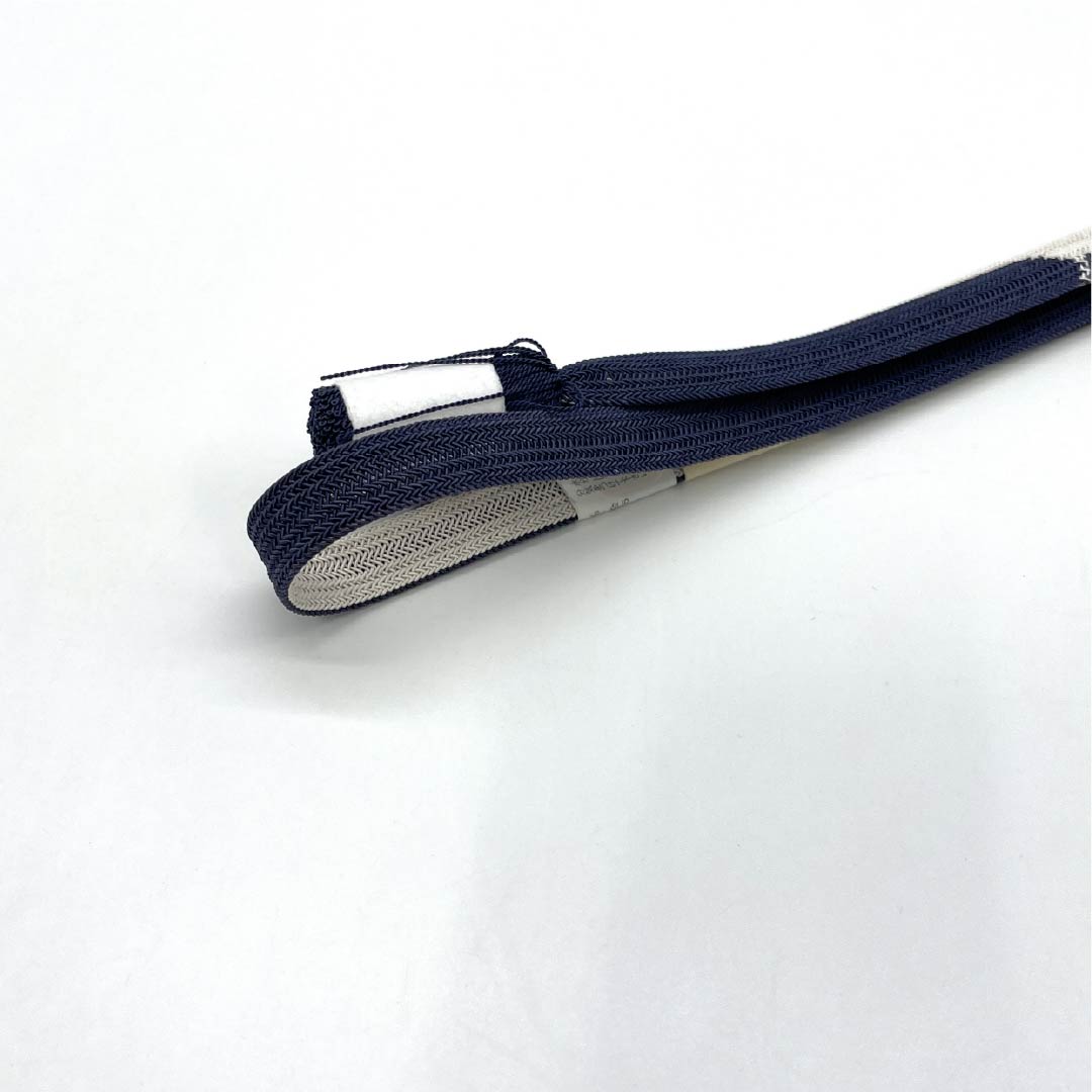 (新品)帯締め 正絹 NEWランク 葡萄鼠色(ぶどうねずいろ) 翠嵐工房 矢羽根 撚り房 長さ約158cm 幅約1.3cm カジュアル 紺系 1135005381318